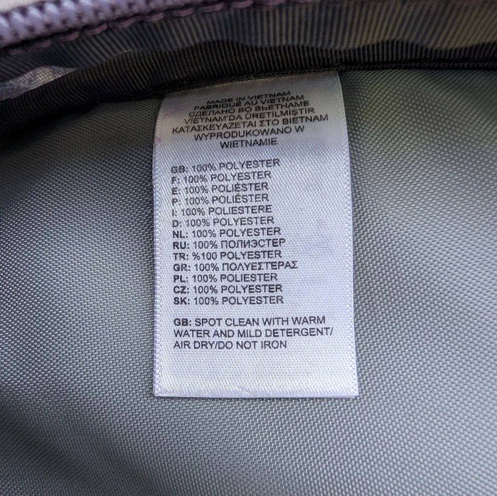 The North Face Youth Recon Squash Pack Bellflower Purple Triangle Backpack